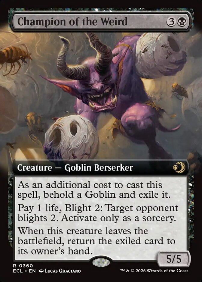 Champion of the Weird [360] [Extended Art] [Lorwyn Eclipsed] [Non-Foil]