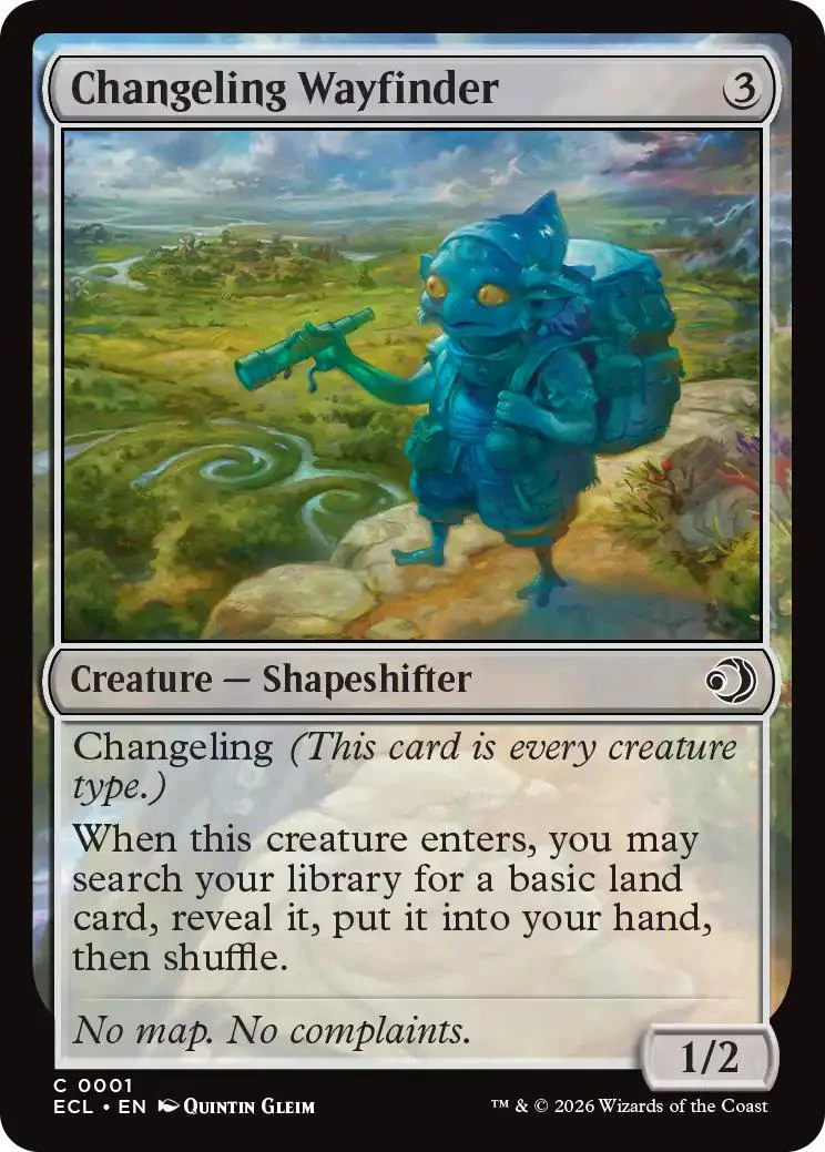 Changeling Wayfinder [1] [Lorwyn Eclipsed] [Non-Foil]