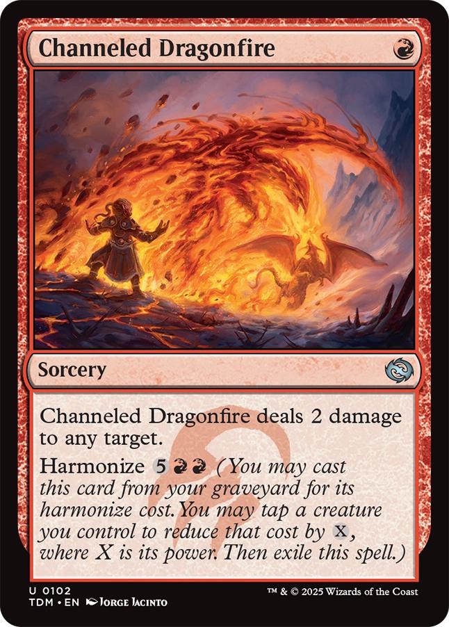 Channeled Dragonfire [102] [Tarkir: Dragonstorm] [Non-Foil]