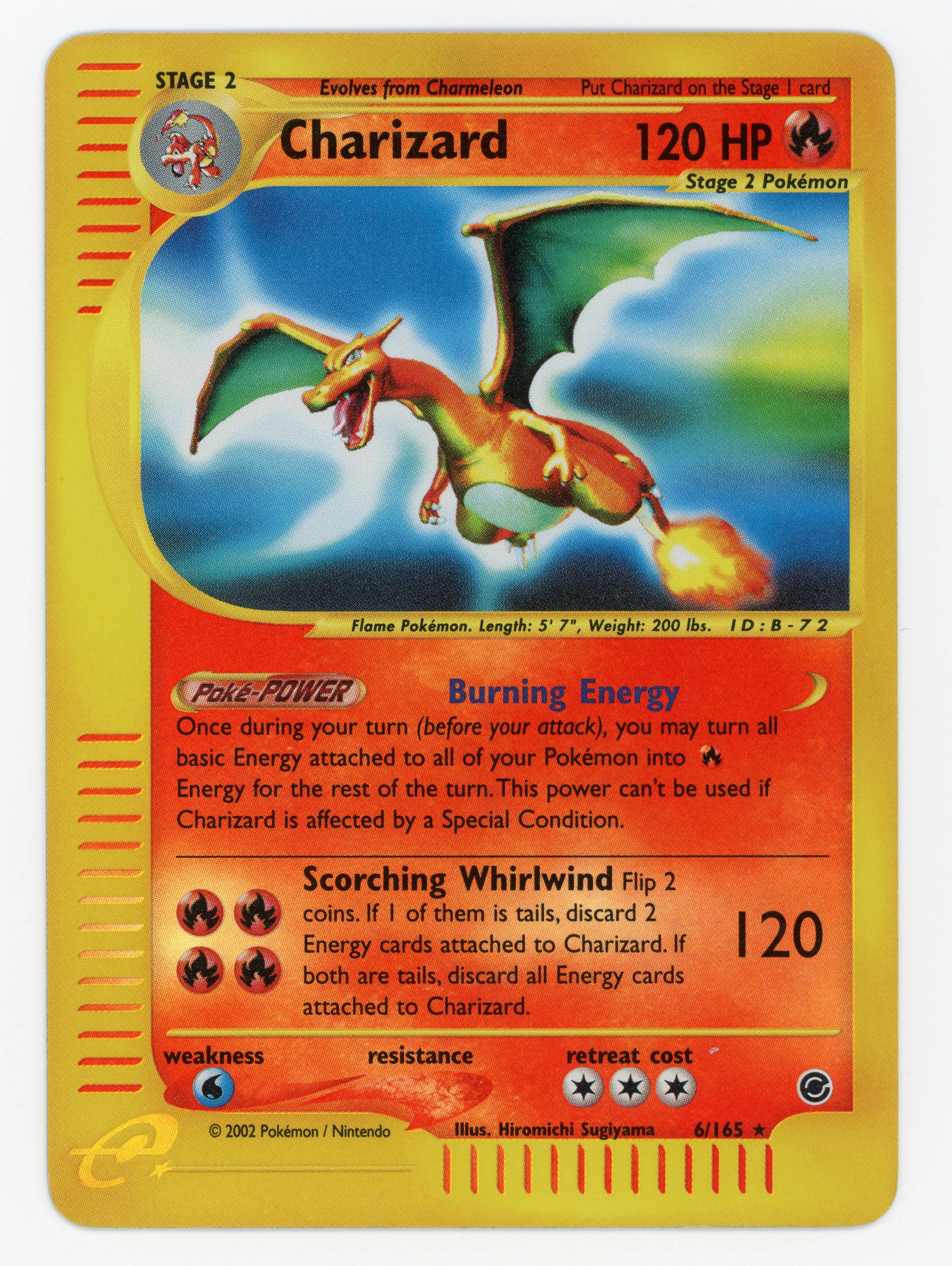 Charizard - 6/165 - Rare - Reverse Holo - Scan 15391