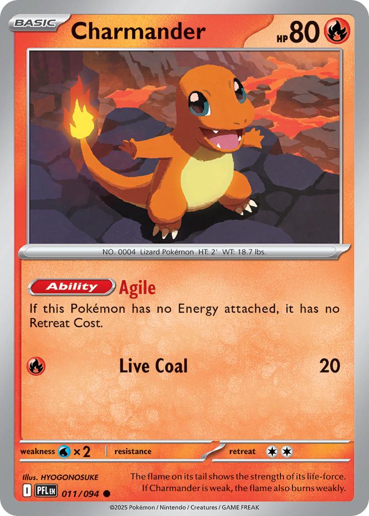 Charmander - 011/094 - Common [me02-011] [Non-Holo]