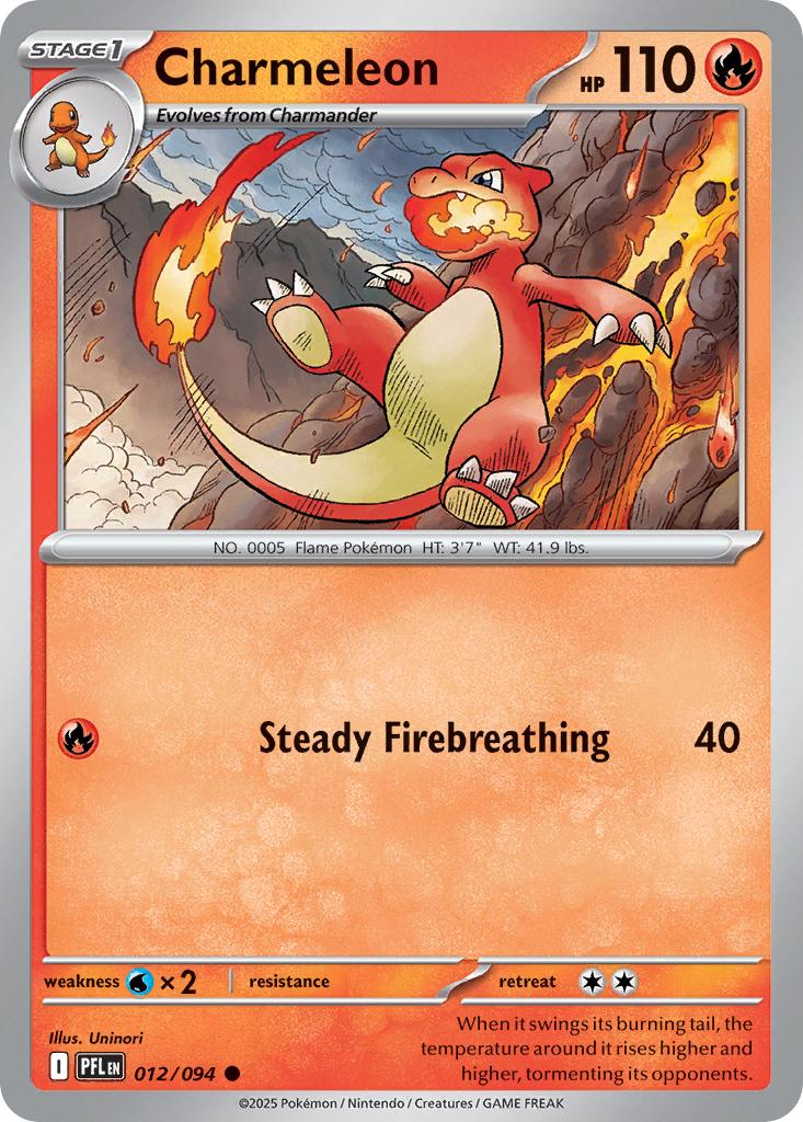 Charmeleon - 012/094 - Common [me02-012] [Non-Holo]