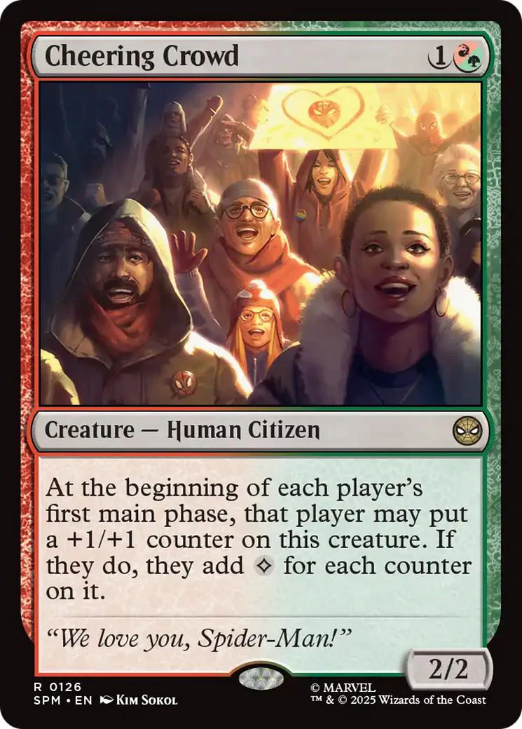 Cheering Crowd [126] [Marvel's Spider-Man] [Non-Foil]