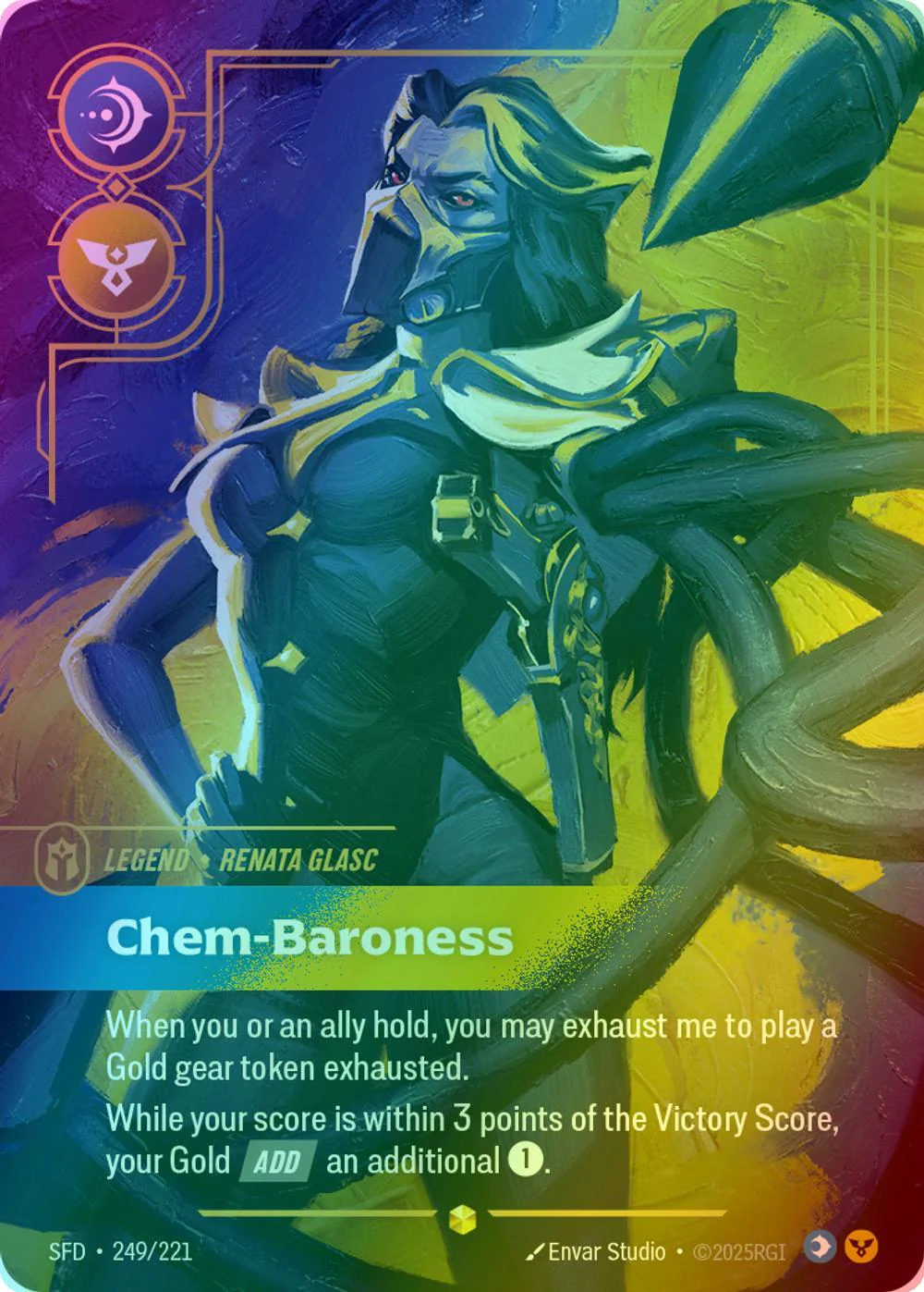 Chem-Baroness (Renata Glasc) (Overnumbered) - 249/221 [Spiritforged] [Foil]