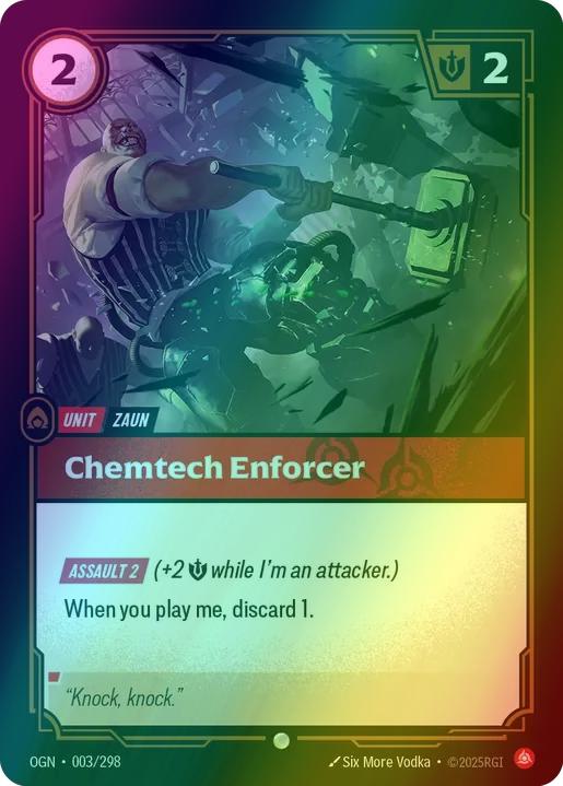 Chemtech Enforcer - 003/298 [Origins] [Foil]