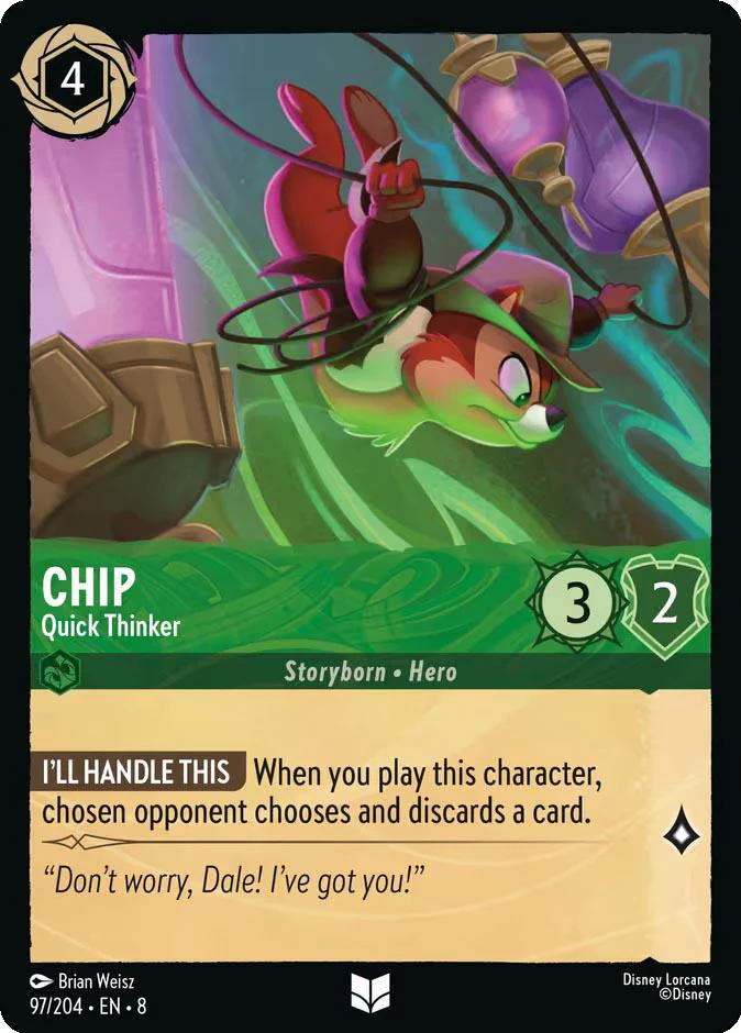 Chip - Quick Thinker - 97/204 [Reign of Jafar] [Non-Foil]