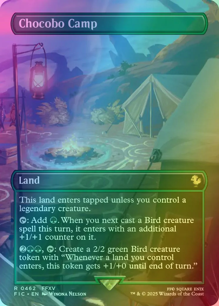 Chocobo Camp [462] [Borderless] [Scene] [FINAL FANTASY: Commander] [Foil]