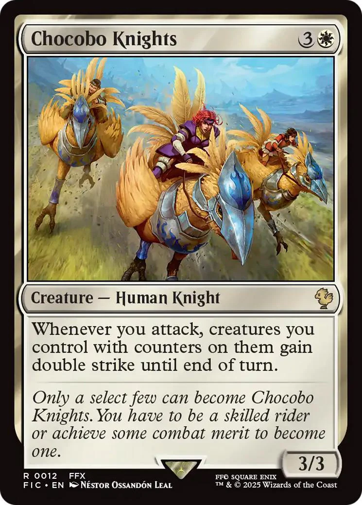 Chocobo Knights [12] [FINAL FANTASY: Commander] [Non-Foil]