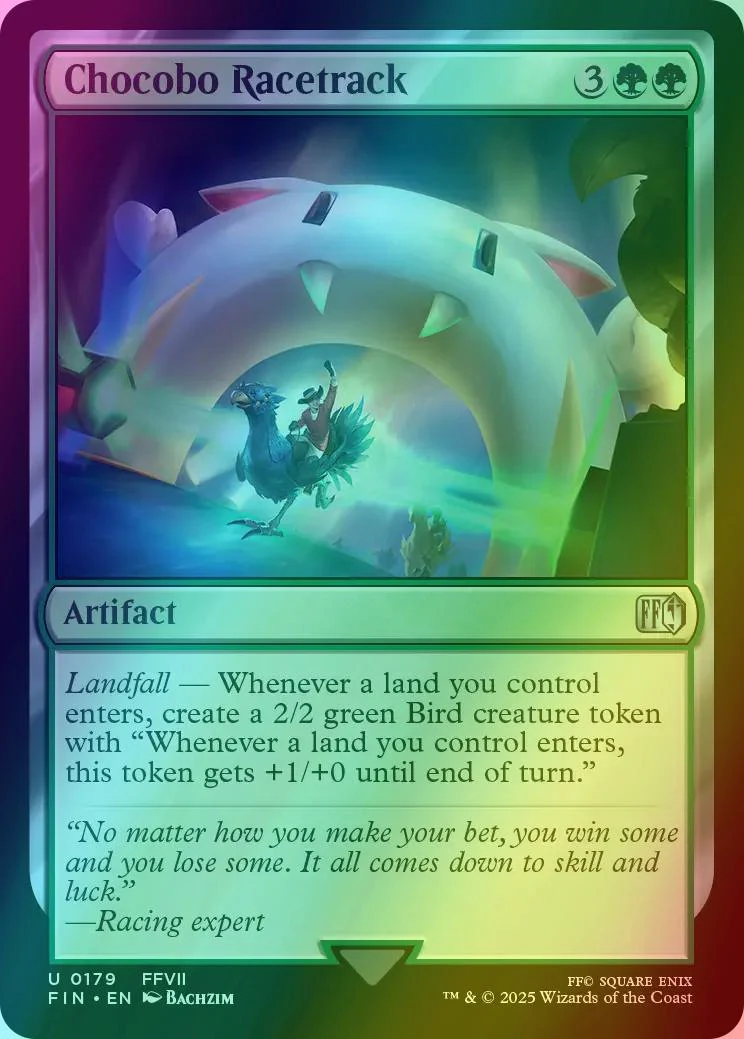 Chocobo Racetrack [179] [FINAL FANTASY] [Foil]
