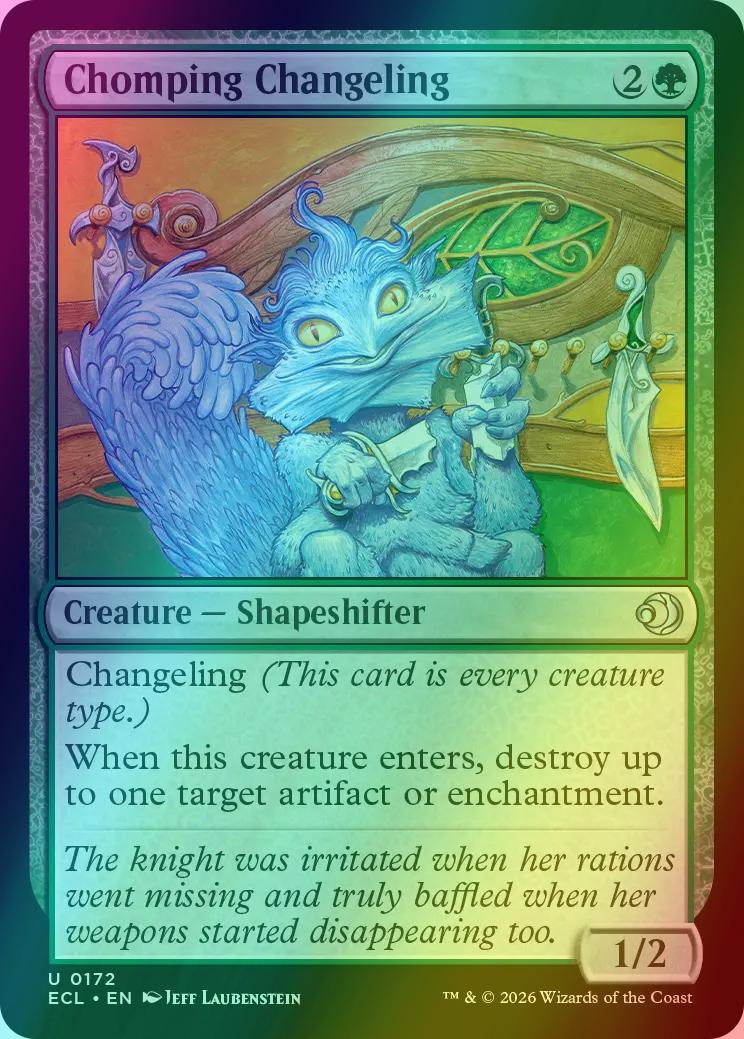 Chomping Changeling [172] [Lorwyn Eclipsed] [Foil]