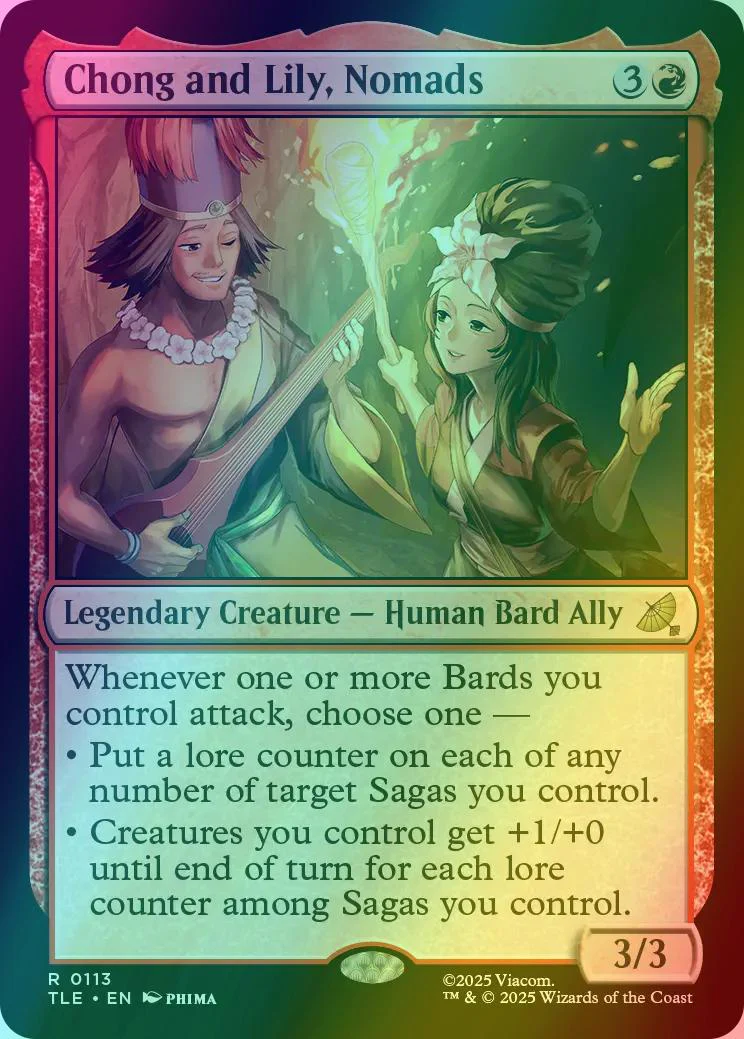 Chong and Lily, Nomads [113] [Avatar: The Last Airbender Eternal] [Foil]