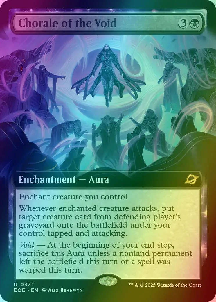 Chorale of the Void [331] [Extended Art] [Edge of Eternities] [Foil]