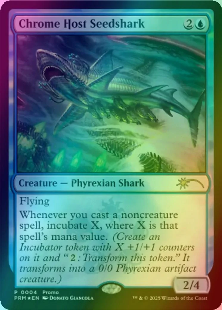 Chrome Host Seedshark [2025-20] [Media and Collaboration Promos] [Foil]