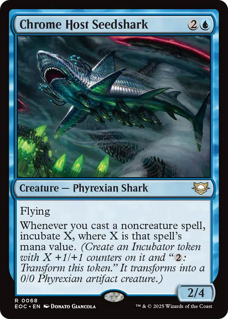 Chrome Host Seedshark [68] [Edge of Eternities: Commander] [Non-Foil]