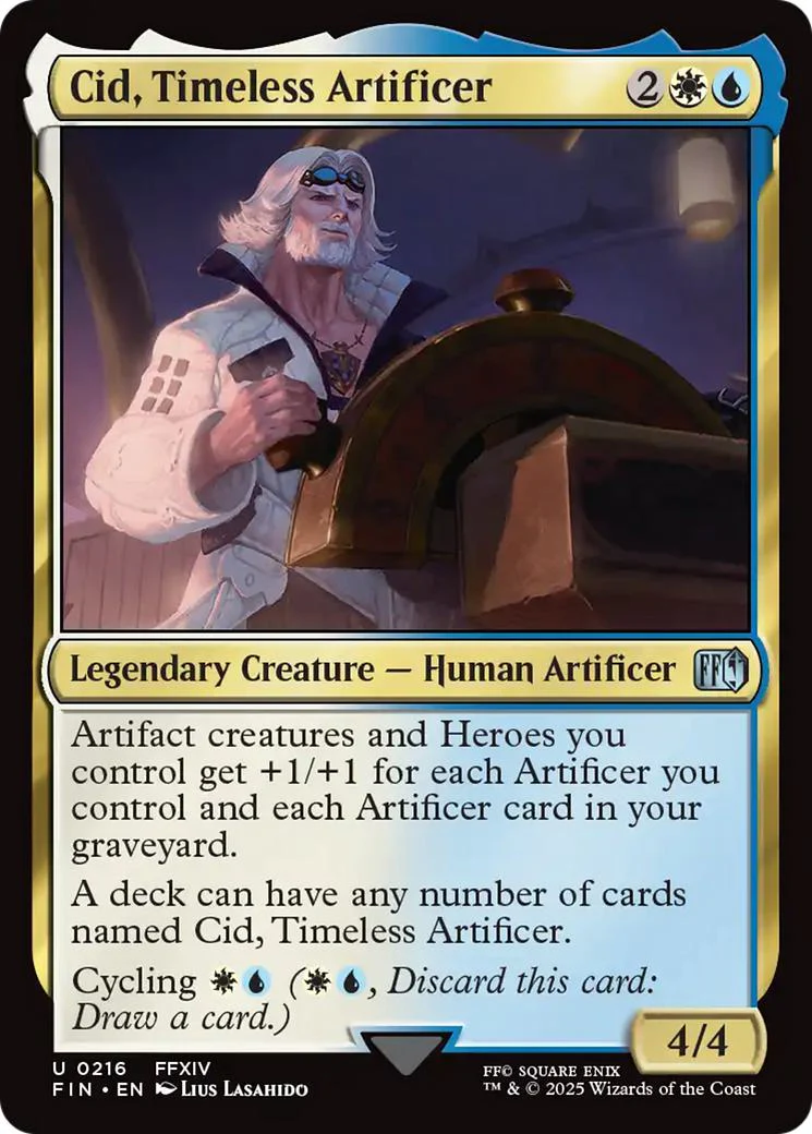 Cid, Timeless Artificer [216] [FFXIV] [FINAL FANTASY] [Non-Foil]