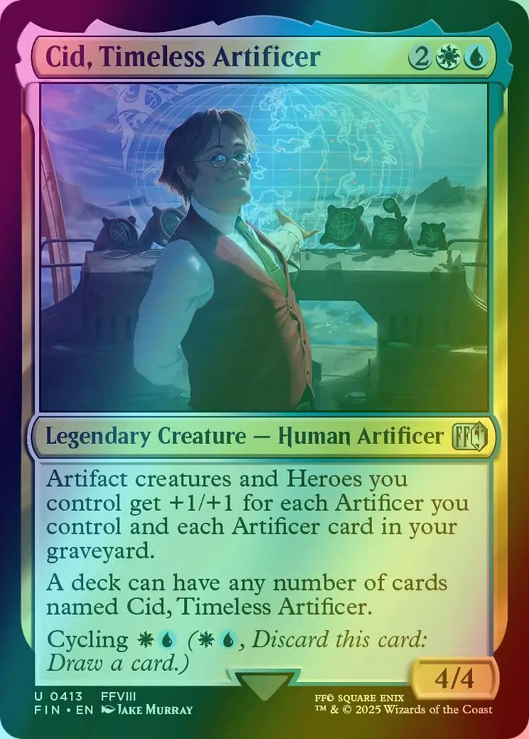 Cid, Timeless Artificer [413] [FFVIII] [FINAL FANTASY] [Foil]