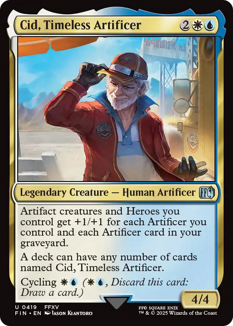 Cid, Timeless Artificer [419] [FFXV] [FINAL FANTASY] [Non-Foil]