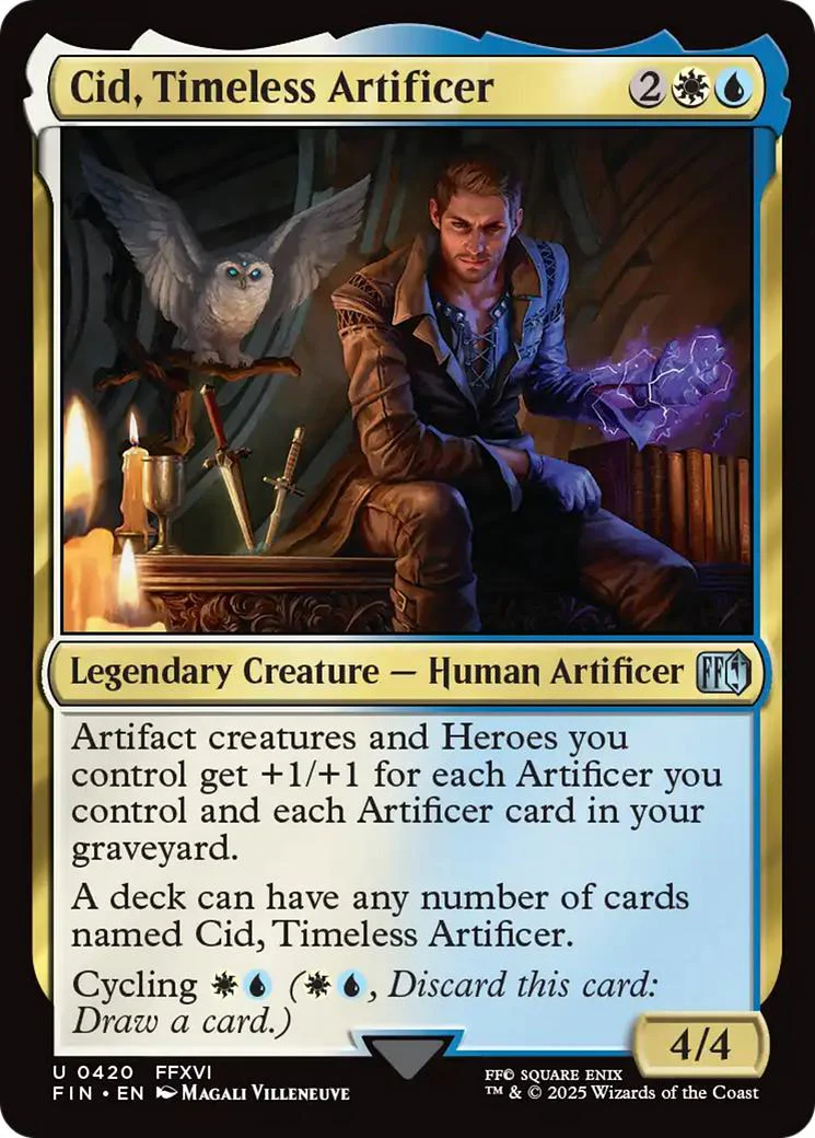 Cid, Timeless Artificer [420] [FFXVI] [FINAL FANTASY] [Non-Foil]
