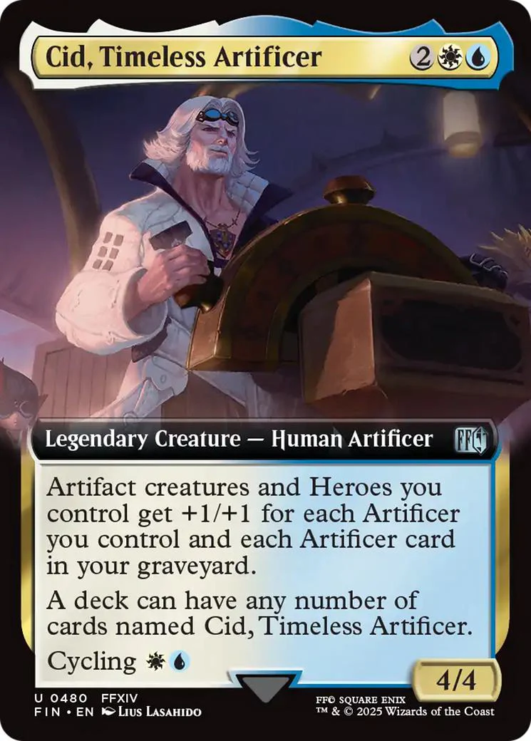 Cid, Timeless Artificer [480] [Extended Art] [FINAL FANTASY] [Non-Foil]