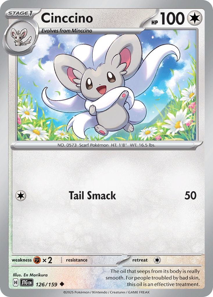 Cinccino - 126/159 - Uncommon [sv09-126] [Non-Holo]