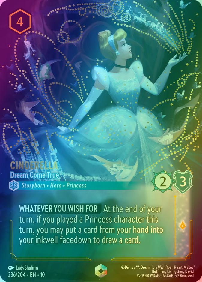 Cinderella - Dream Come True (Enchanted) - 236/204 [Whispers in the Well] [Holofoil]