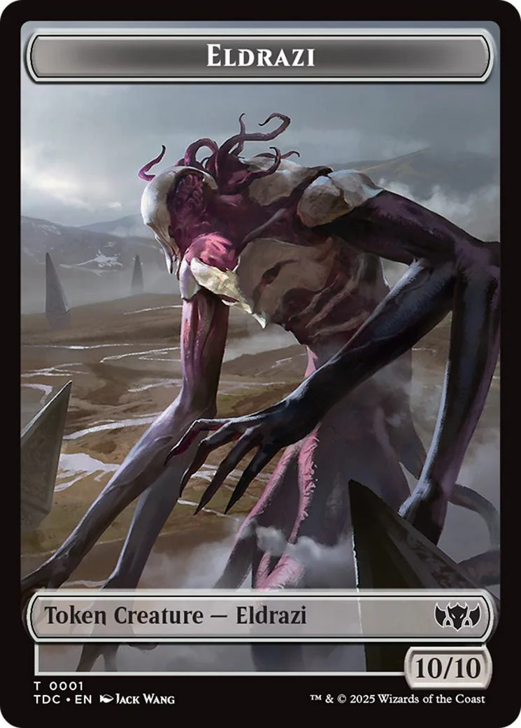 Citizen Token (26) // Eldrazi Token (01) [Tarkir: Dragonstorm: Commander: Tokens] [Non-Foil] - Image 2