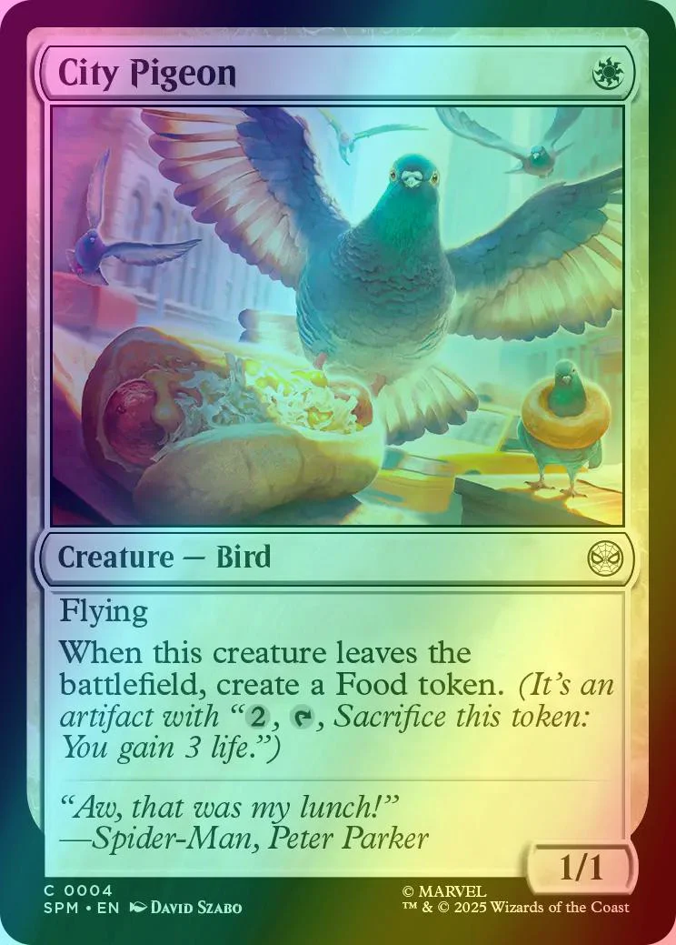 City Pigeon [4] [Marvel's Spider-Man] [Foil]