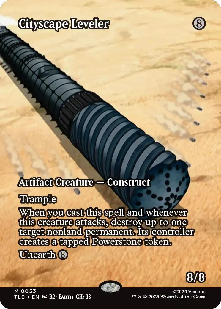 Cityscape Leveler [53] [Borderless] [Source Material] [Avatar: The Last Airbender Eternal] [Non-Foil]
