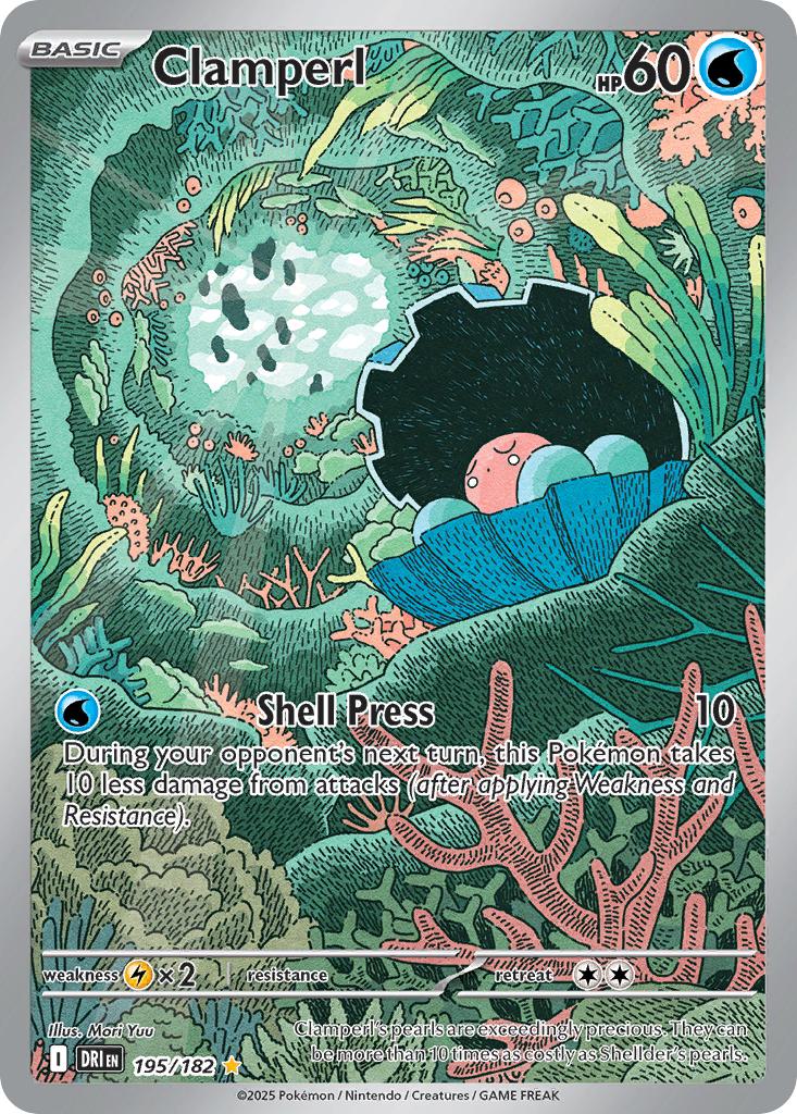 Clamperl - 195/182 - Illustration Rare [sv10-195] [Ultra]