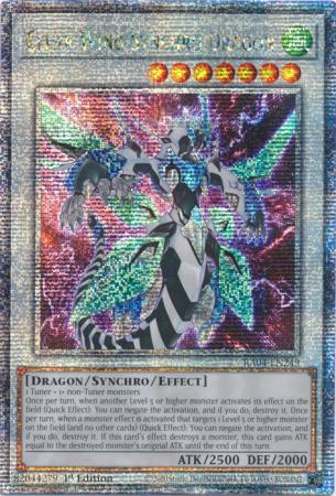 Clear Wing Synchro Dragon - RA04-EN249 - Quarter Century Secret Rare - 1st Edition