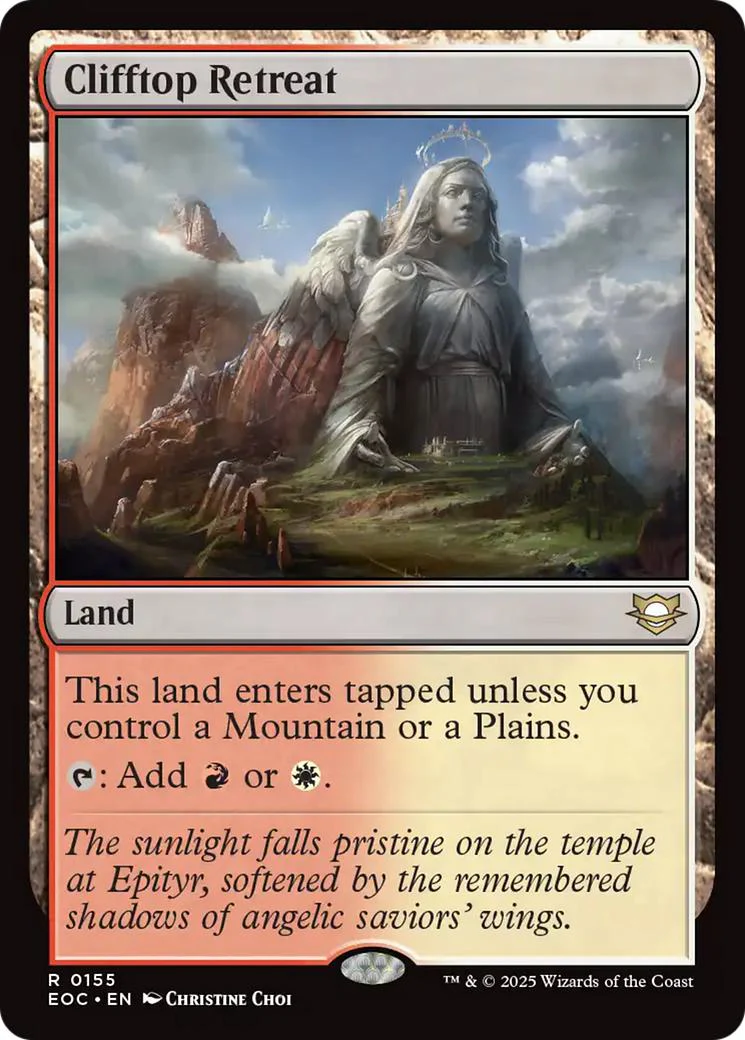 Clifftop Retreat [155] [Edge of Eternities: Commander] [Non-Foil]