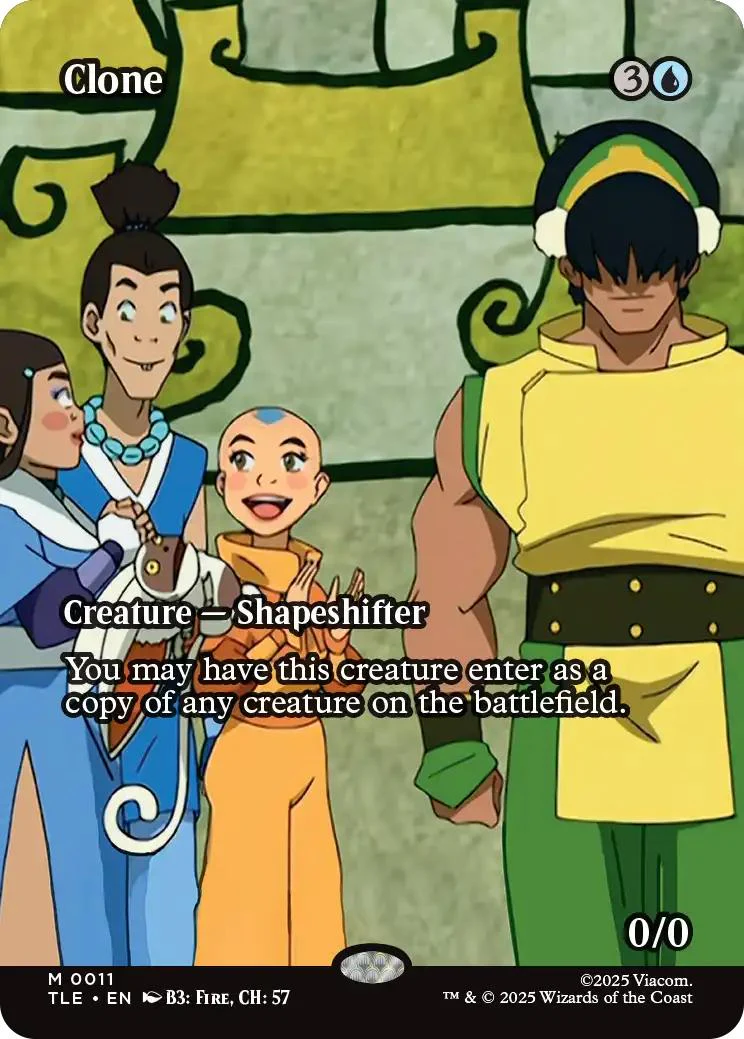 Clone [11] [Borderless] [Source Material] [Avatar: The Last Airbender Eternal] [Non-Foil]