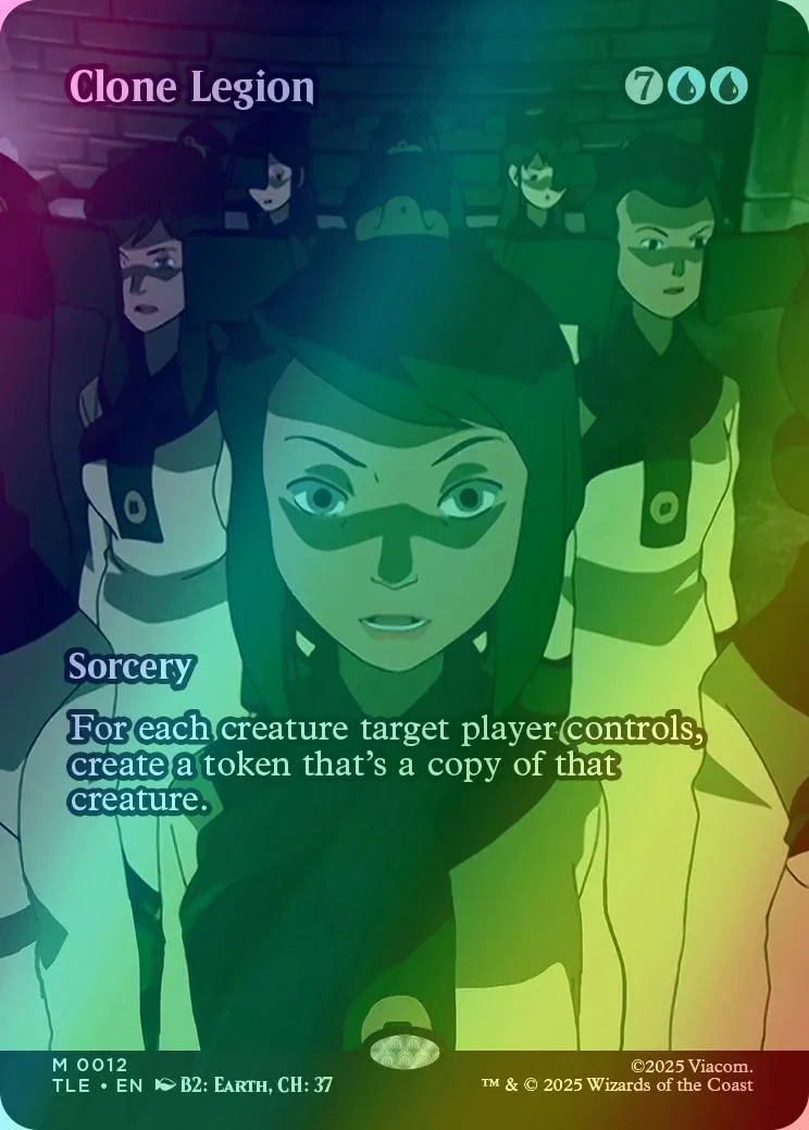 Clone Legion [12] [Borderless] [Source Material] [Avatar: The Last Airbender Eternal] [Foil]