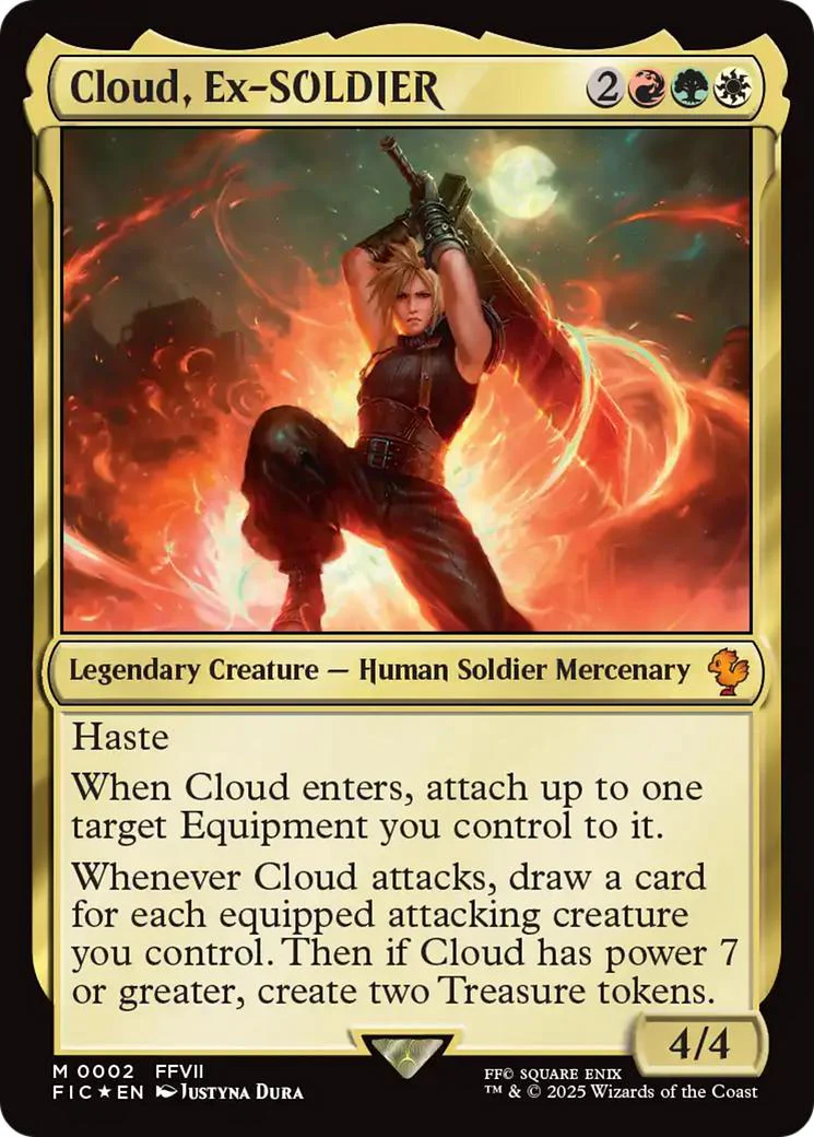 Cloud, Ex-SOLDIER [2] [FINAL FANTASY: Commander] [Non-Foil]
