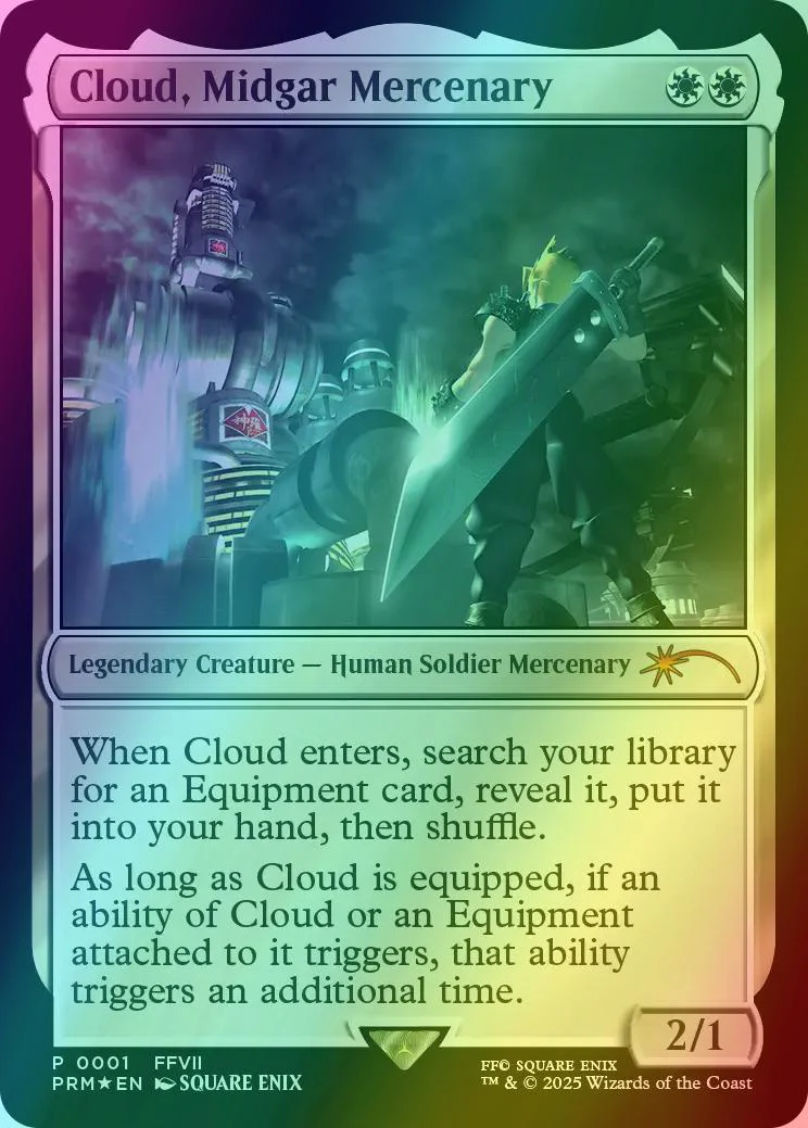 Cloud, Midgar Mercenary [2025-21] [PRM-0001] [Media and Collaboration Promos] [Foil]