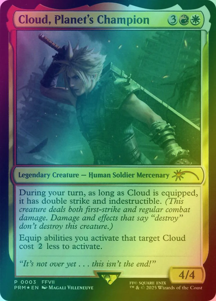Cloud, Planet's Champion [2025-13] [FFVII] [Media and Collaboration Promos] [Foil]