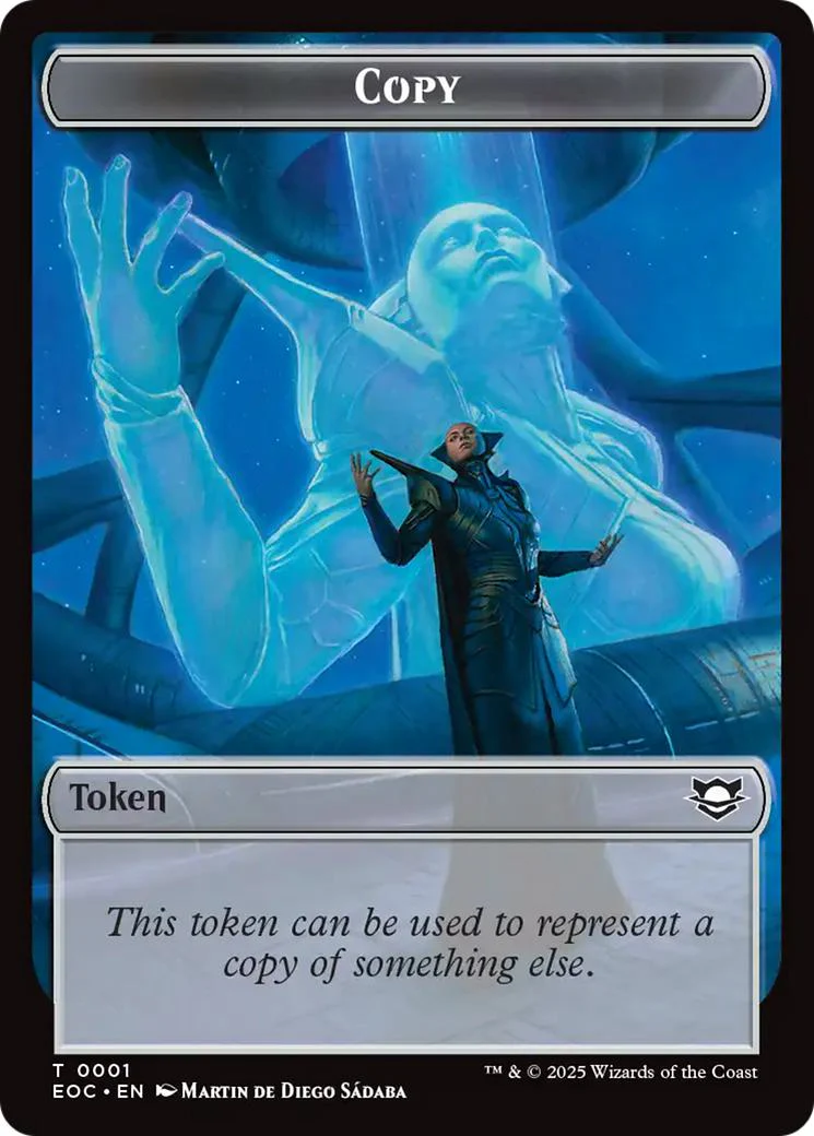 Copy Token (01) // Pest Token (09) [Edge of Eternities: Commander: Tokens] [Non-Foil]