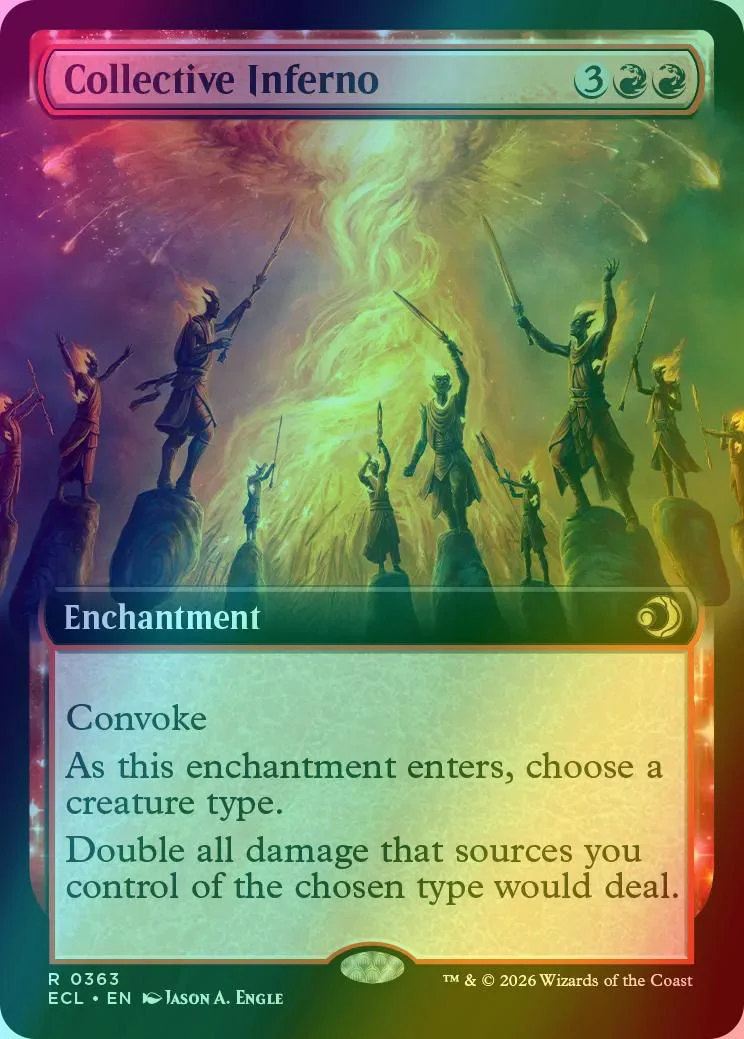 Collective Inferno [363] [Extended Art] [Lorwyn Eclipsed] [Foil]