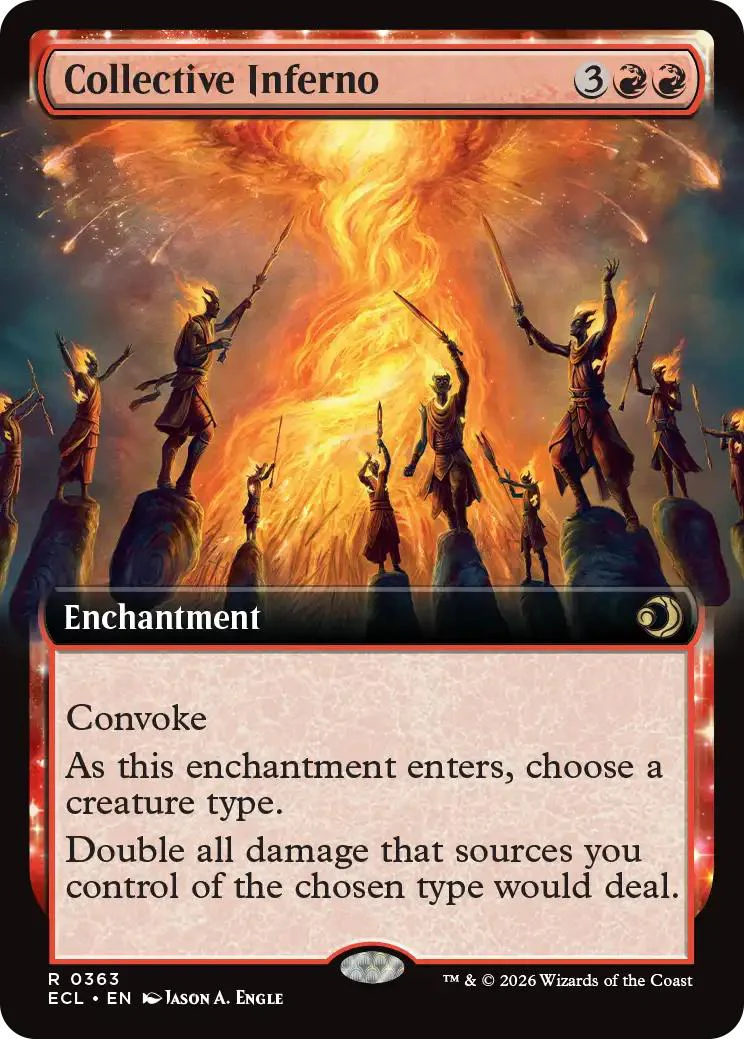 Collective Inferno [363] [Extended Art] [Lorwyn Eclipsed] [Non-Foil]