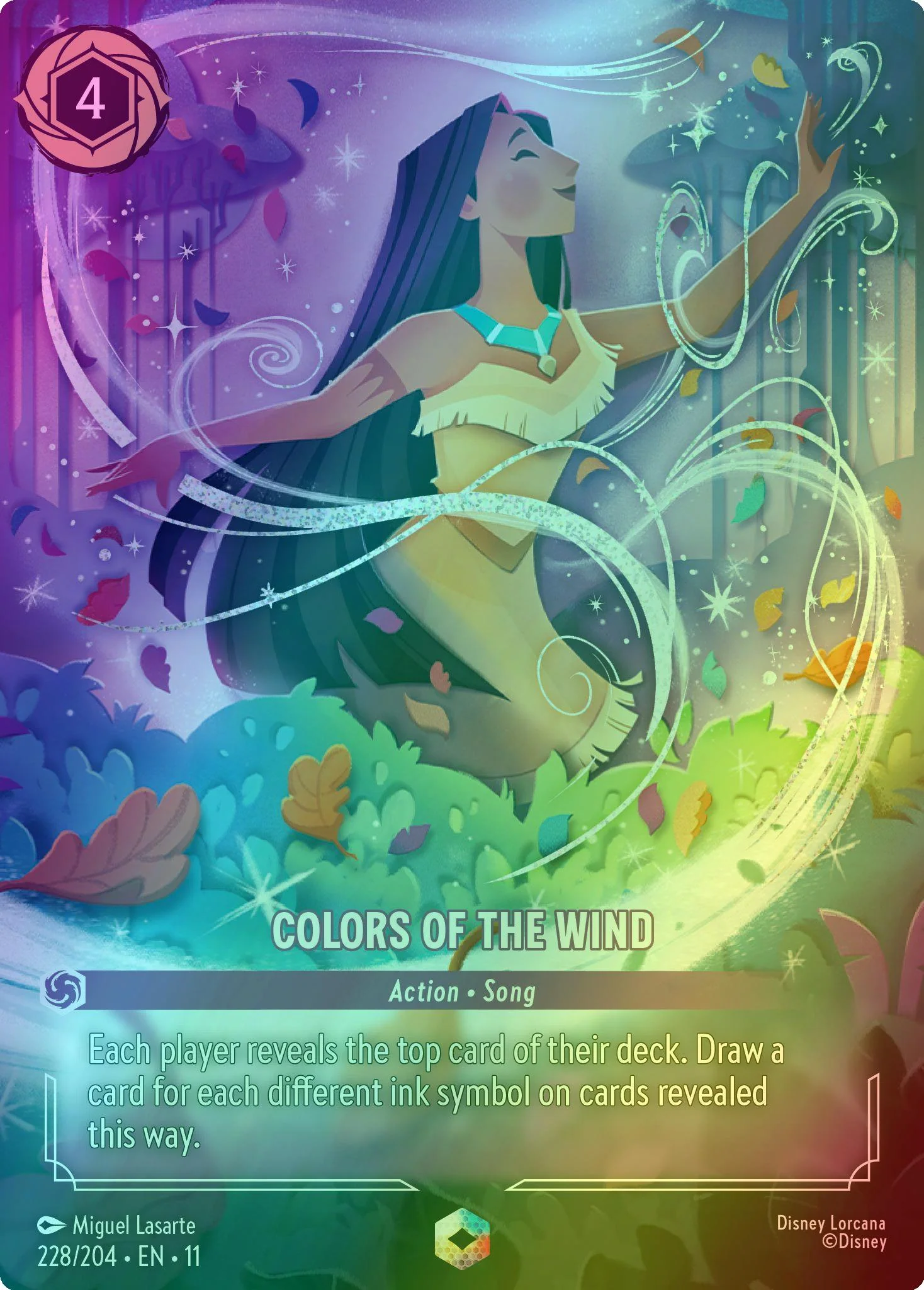 Colors of the Wind (Enchanted) - 228/204 [Winterspell] [Holofoil]