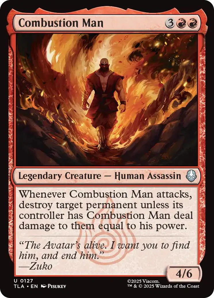 Combustion Man [127] [Avatar: The Last Airbender] [Non-Foil]