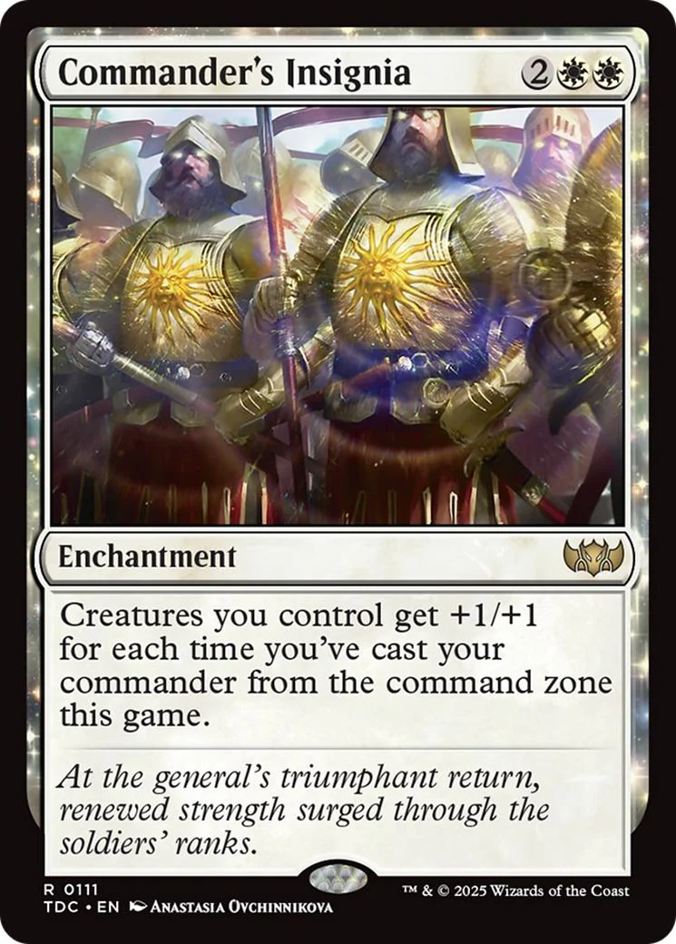 Commander's Insignia [111] [Tarkir: Dragonstorm: Commander] [Non-Foil]