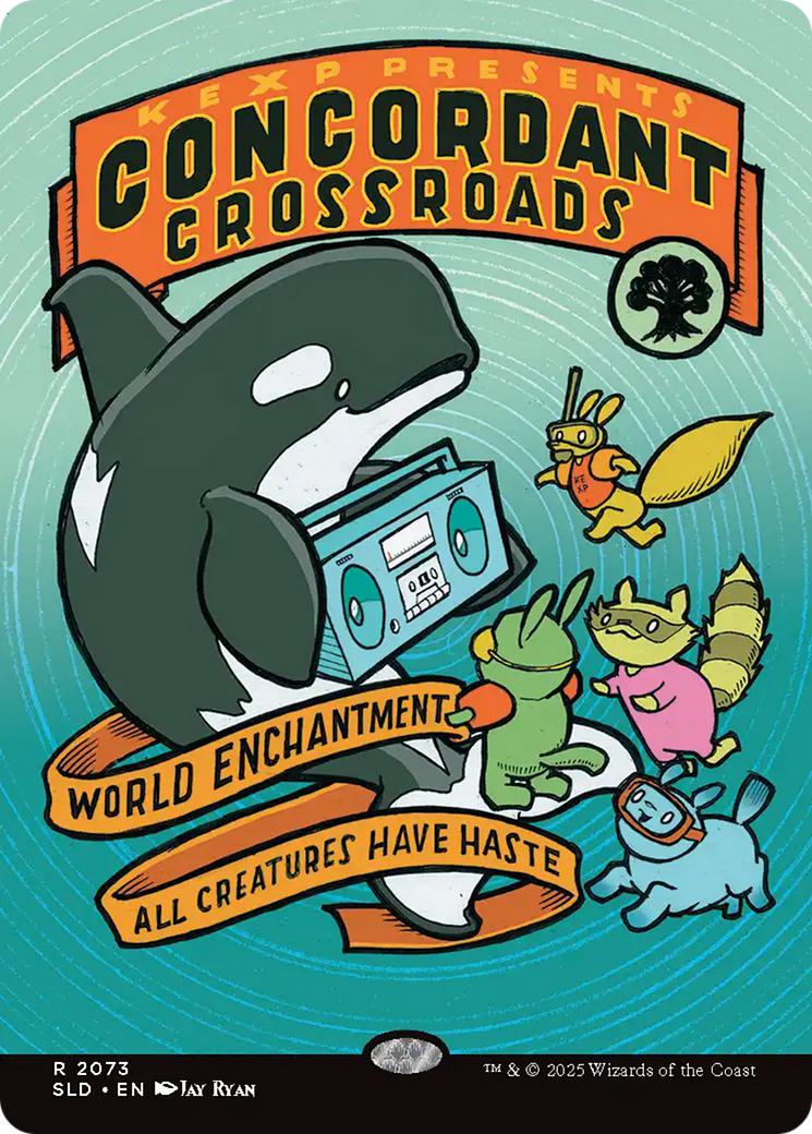 Concordant Crossroads [2073] [Borderless] [KEXP: You Are Not Alone] [Secret Lair Drop] [Non-Foil]