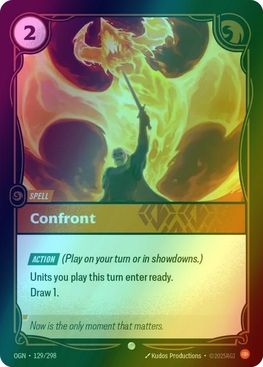 Confront - 129/298 [Origins] [Foil]