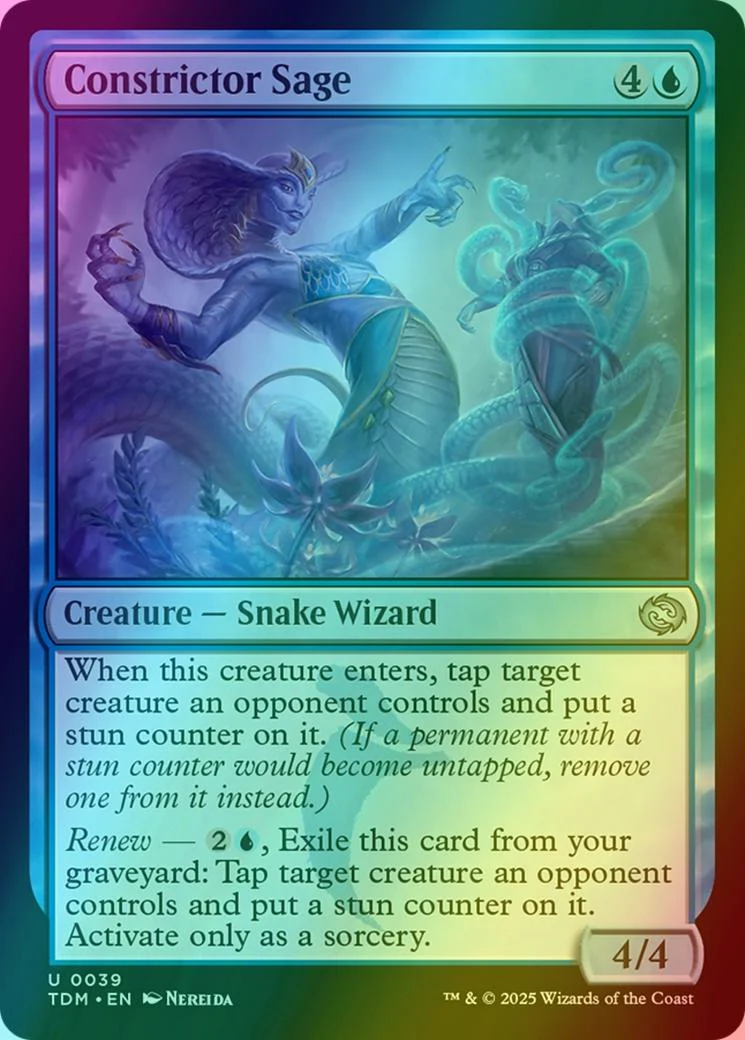 Constrictor Sage [39] [Tarkir: Dragonstorm] [Foil]
