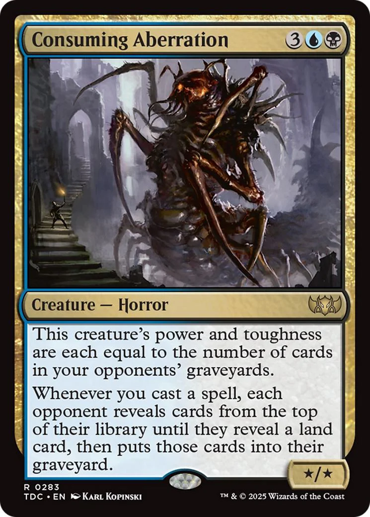 Consuming Aberration [283] [Tarkir: Dragonstorm: Commander] [Non-Foil]