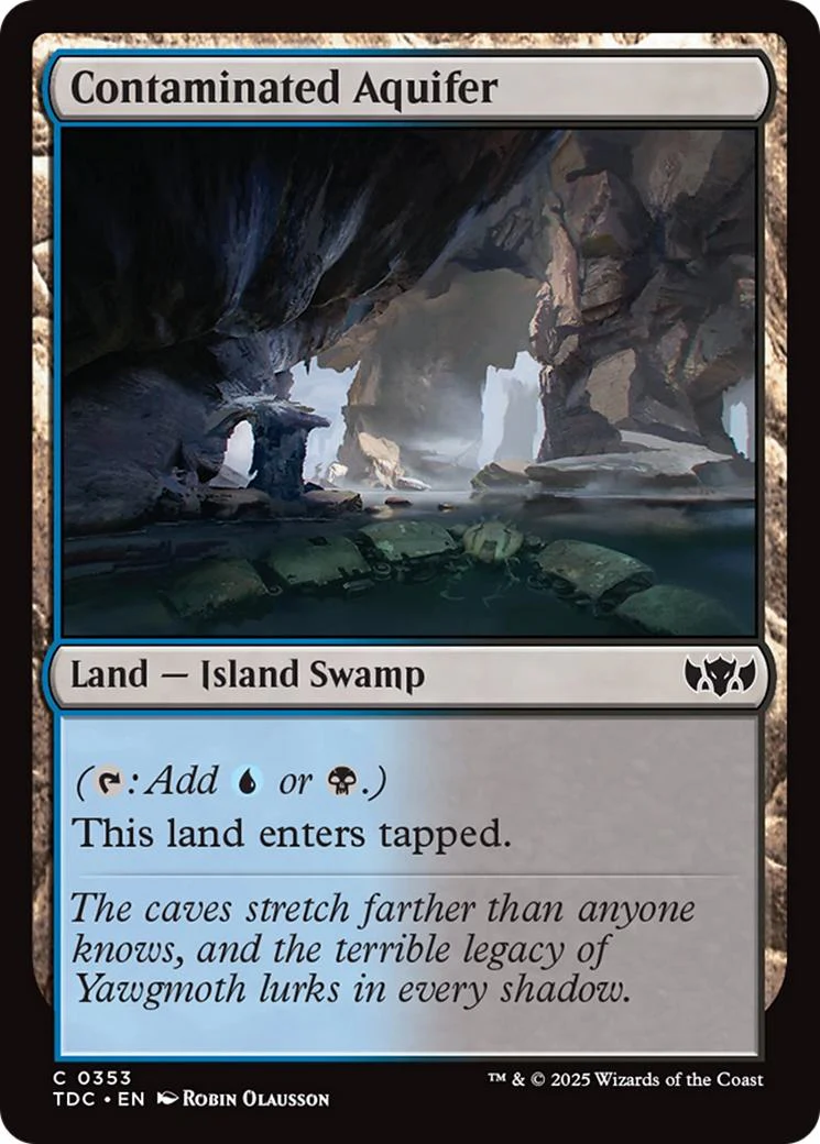 Contaminated Aquifer [353] [Tarkir: Dragonstorm: Commander] [Non-Foil]