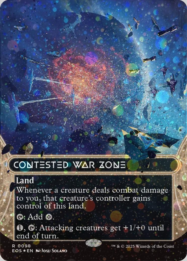 Contested War Zone [98] [Borderless] [Edge of Eternities: Stellar Sights] [Galaxy Foil]