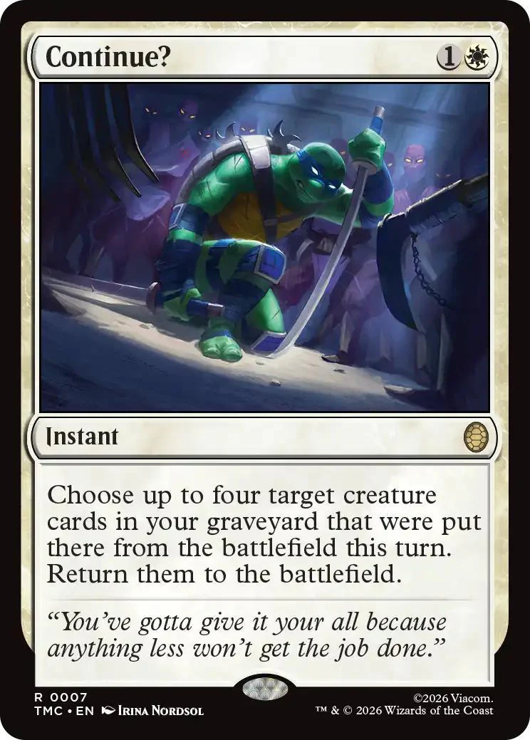 Continue? [7] [Teenage Mutant Ninja Turtles Eternal] [Non-Foil]