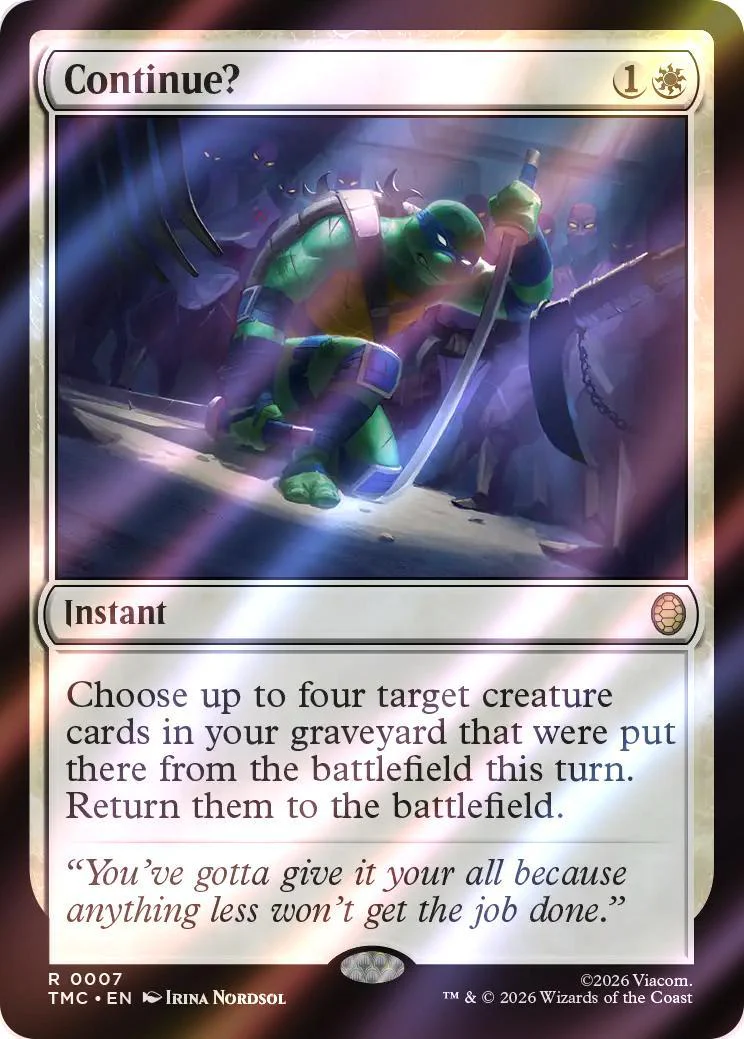 Continue? [7] [Teenage Mutant Ninja Turtles Eternal] [Surge Foil]